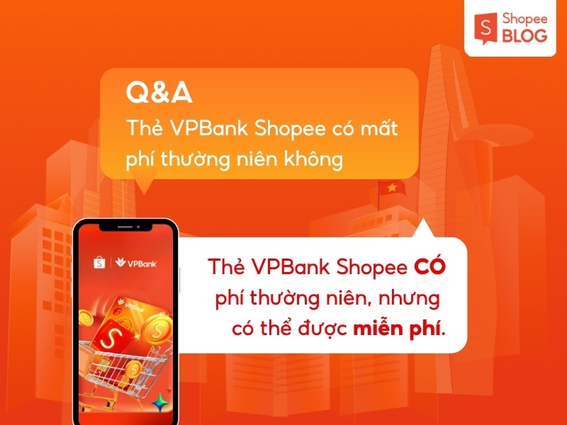 Phí thường niên của thẻ tín dụng VPBank Shopee