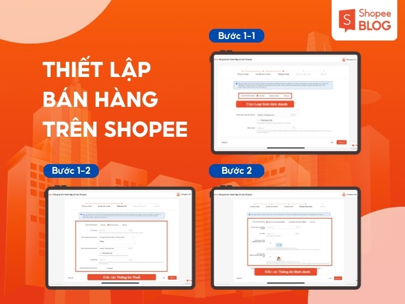 Cách thiết lập bán hàng trên Shopee với máy tính