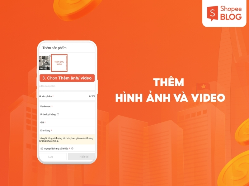 Đăng hình và video sản phẩm