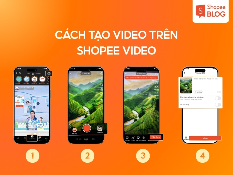 đăng video lên Shopee video