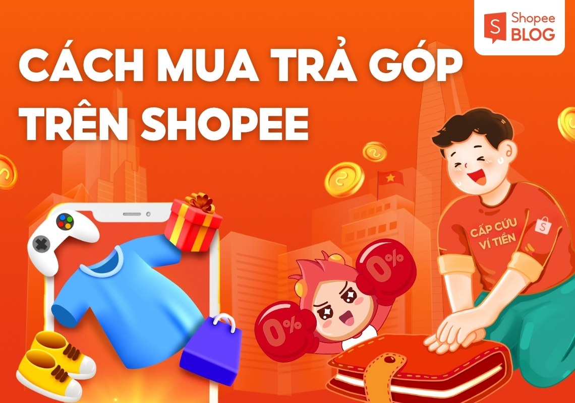 cách mua trả góp trên shopee