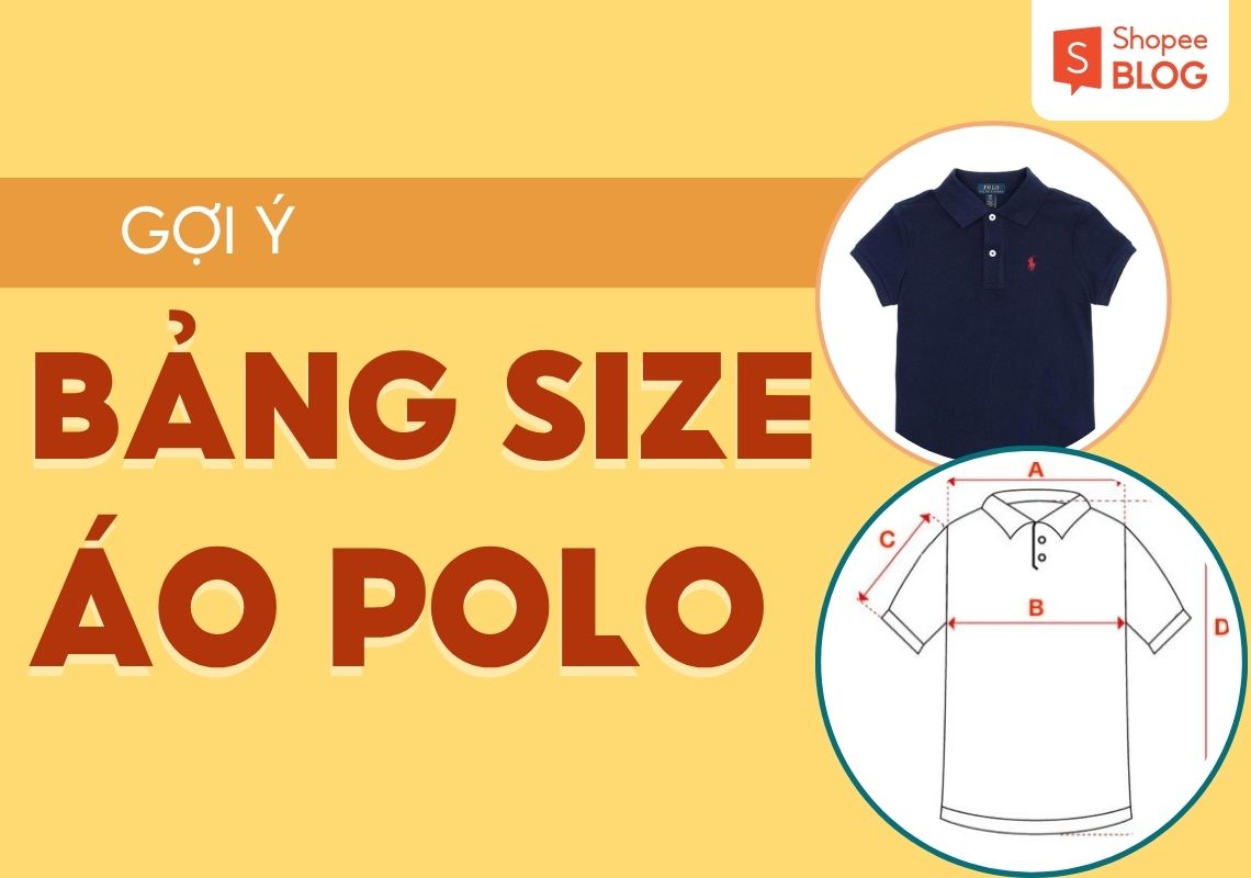 bảng size áo polo