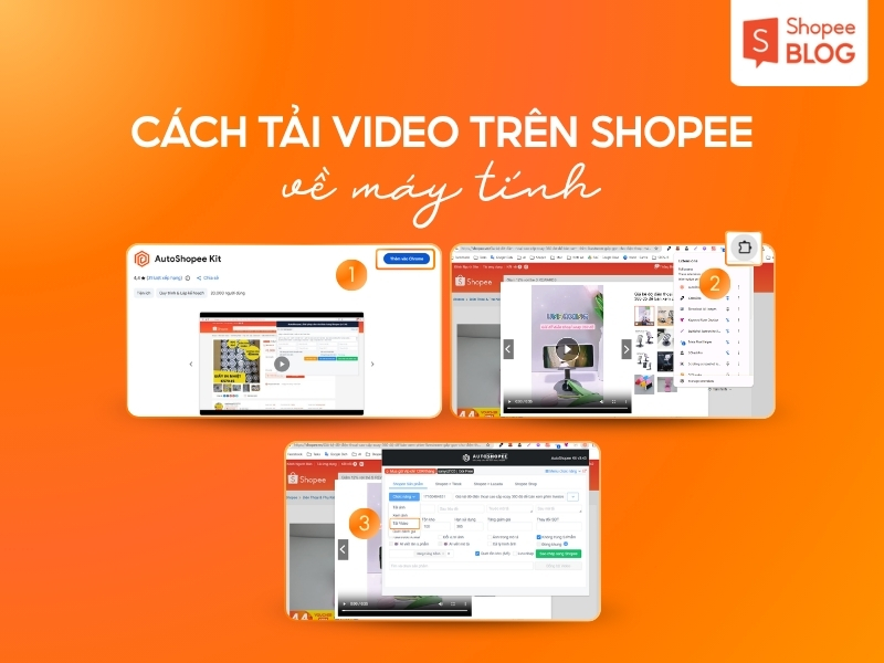 cách tải video trên Shopee về máy tính bằng tiện ích Auto Shopee