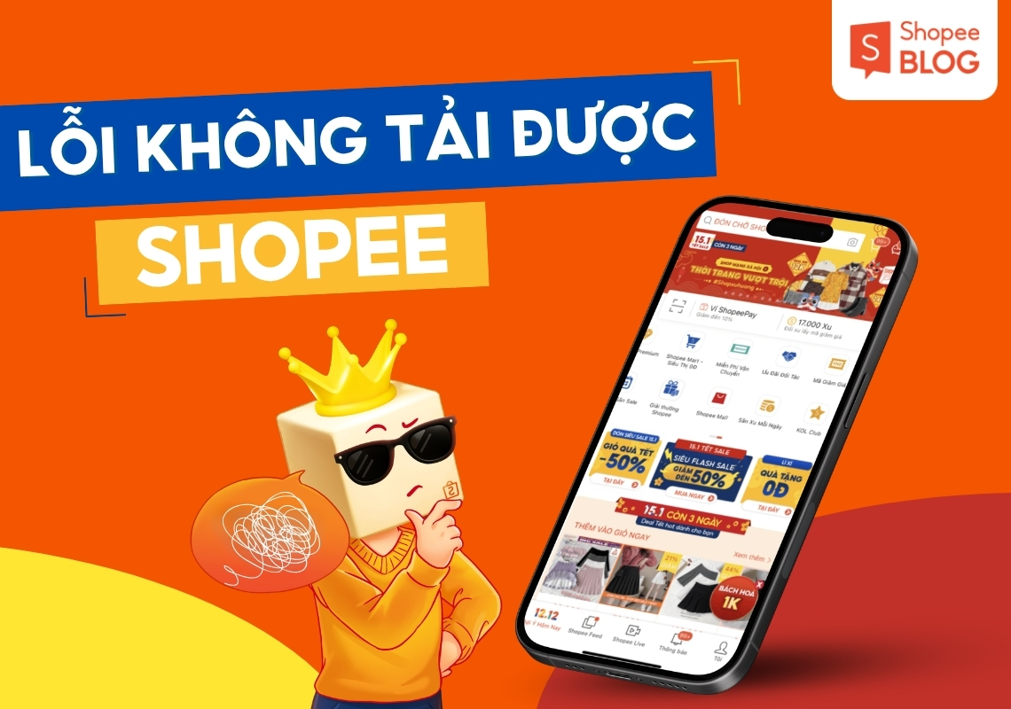 tại sao không tải được shopee
