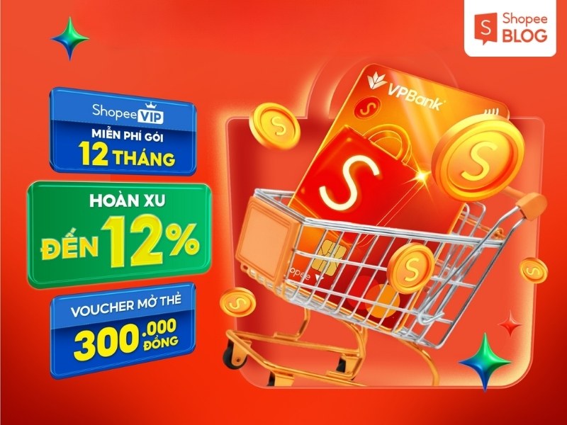 Ưu đãi khi mở thẻ tín dụng VPbank Shopee
