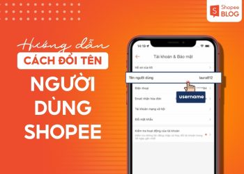 cách đổi tên người dùng shopee