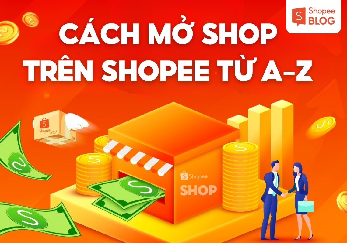 cách mở shop trên Shopee