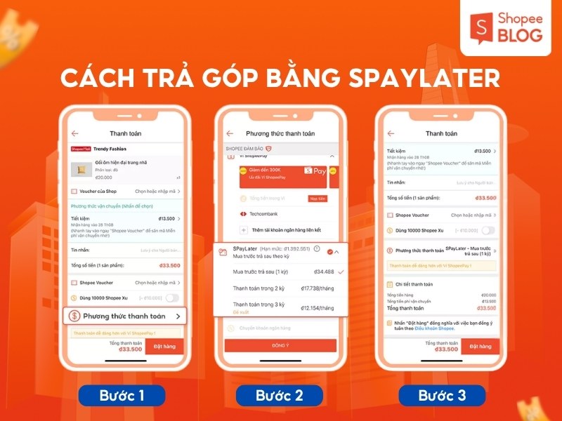 Cách mua trả góp trên Shopee bằng SPayLater