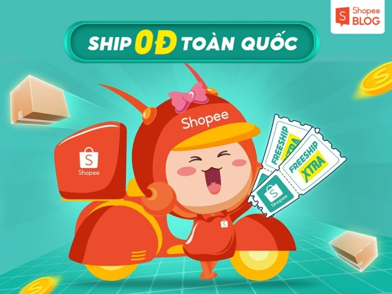 Mã freeship 0Đ trên Shopee