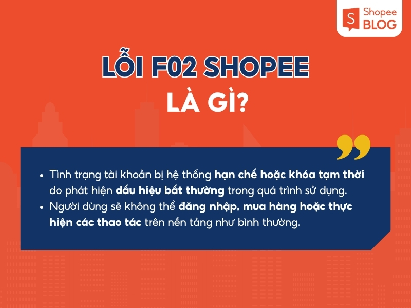 Lối F02 của Shopee là gì 