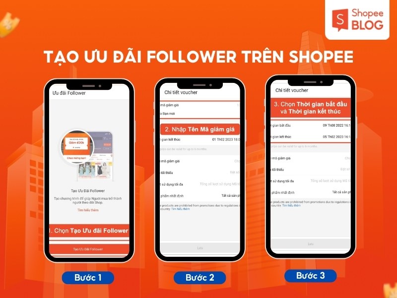 Cách tăng sub Shopee bằng ưu đãi follower