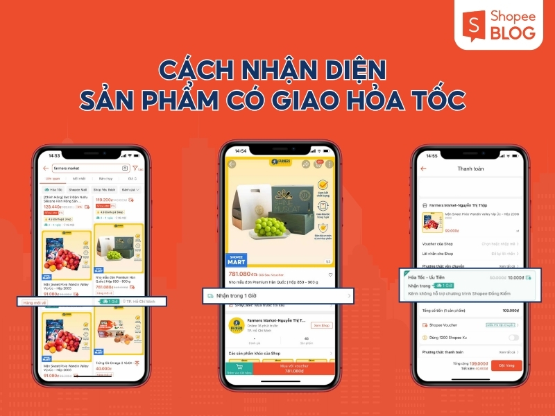 Các sản phẩm nào sẽ được giao Hỏa Tốc? 