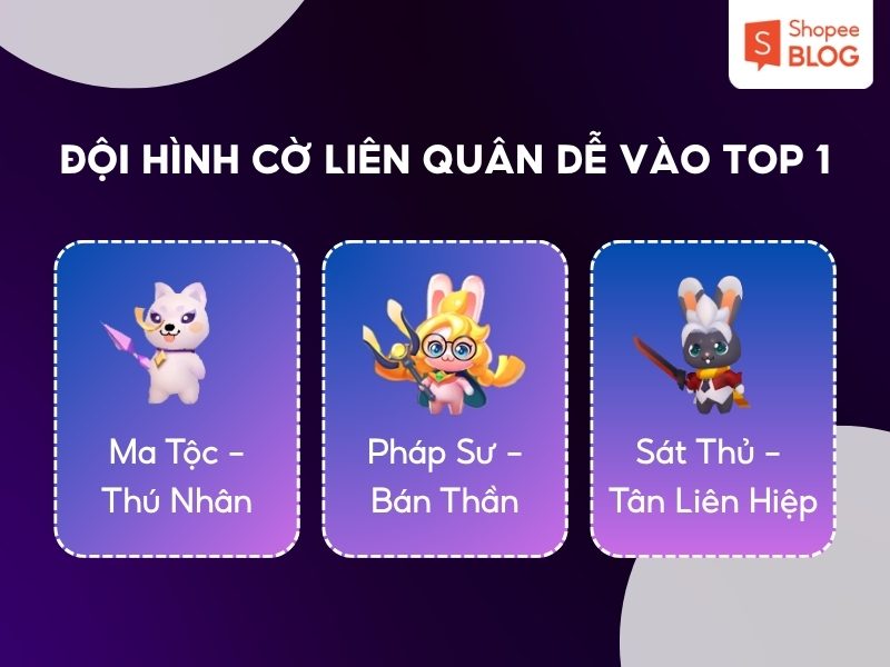 Đội hình Cờ Liên Quân dễ vào top 1