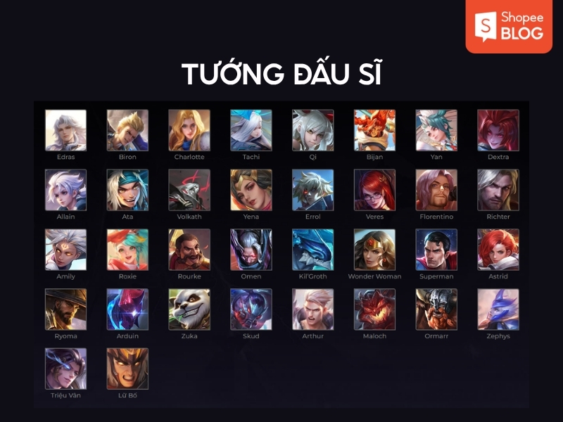 Tướng đấu sĩ trong Liên Quân