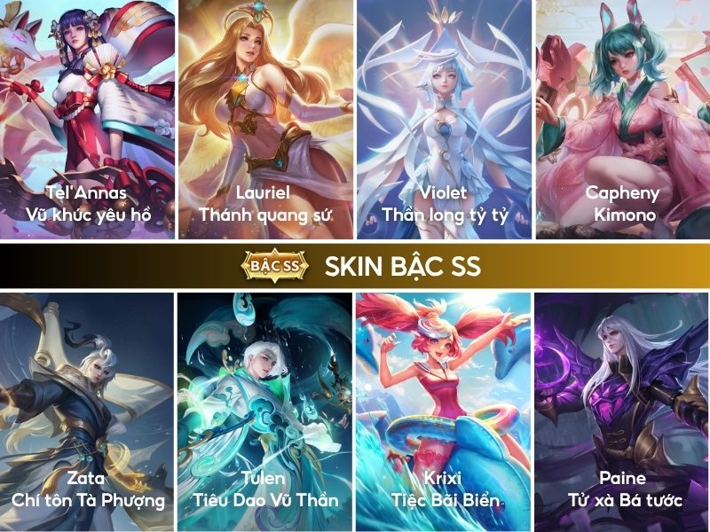 Skin bậc SS Liên Quân