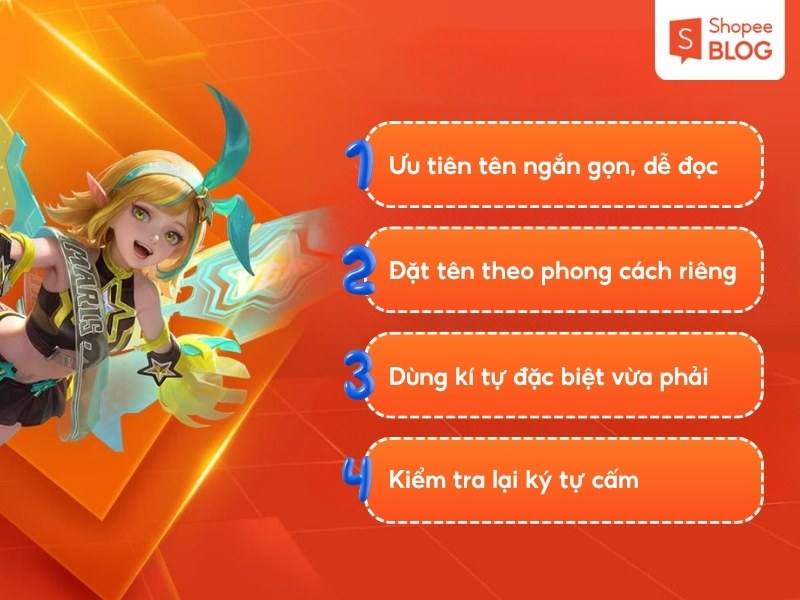 Cách đặt tên Liên Quân đẹp