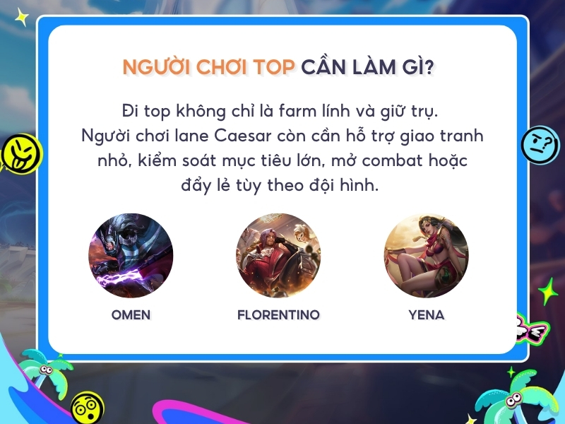 Người chơi top cần làm gì? 