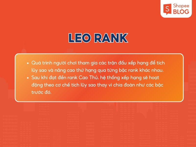 Leo rank trong Liên Quân