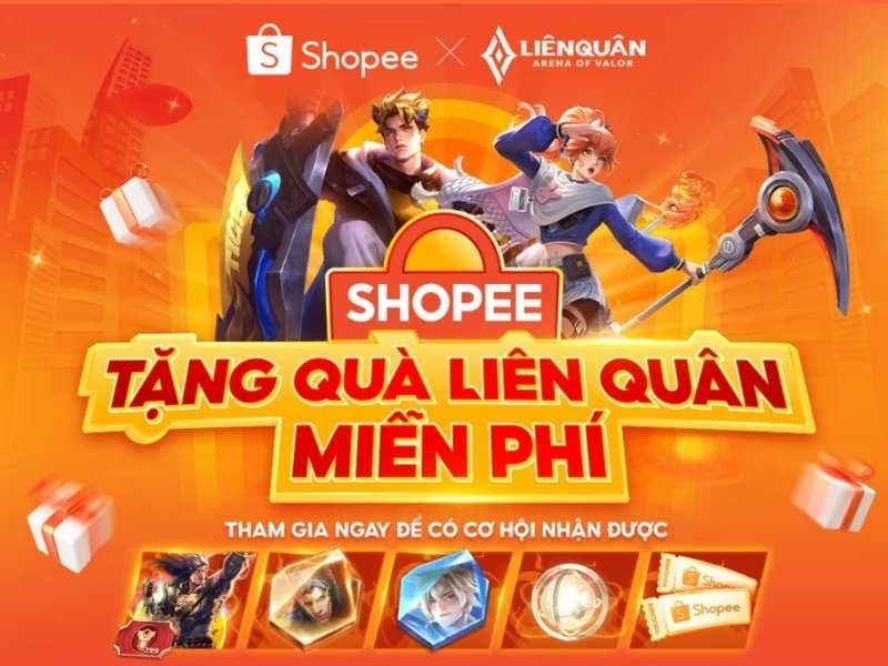 Các sự kiện Liên Quân kết hợp với Shopee