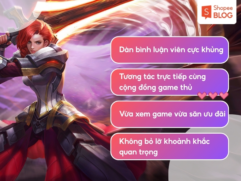 Vì sao nên xem phiên livestream APL độc quyền từ Shopee?
