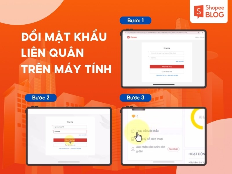 Cách đổi mật khẩu Liên Quân bằng máy tính