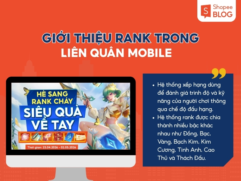 Các bậc rank Liên Quân