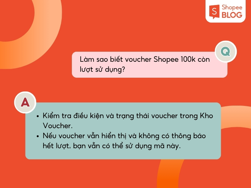 Kiểm tra voucher trước khi sử dụng