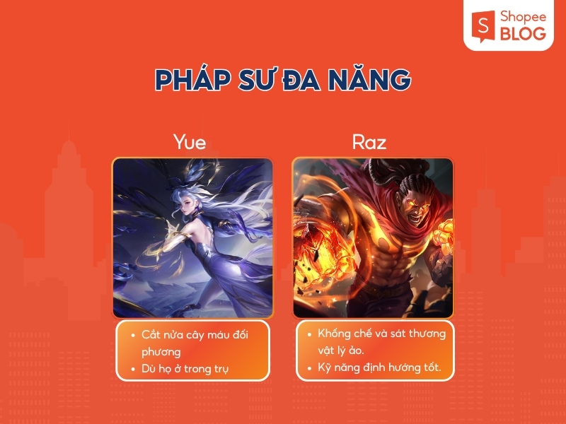 Nhóm Pháp sư đa năng (Hỗ trợ và kiểm soát)