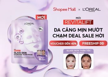 review mặt nạ thạch Glass Skin L’Oréal