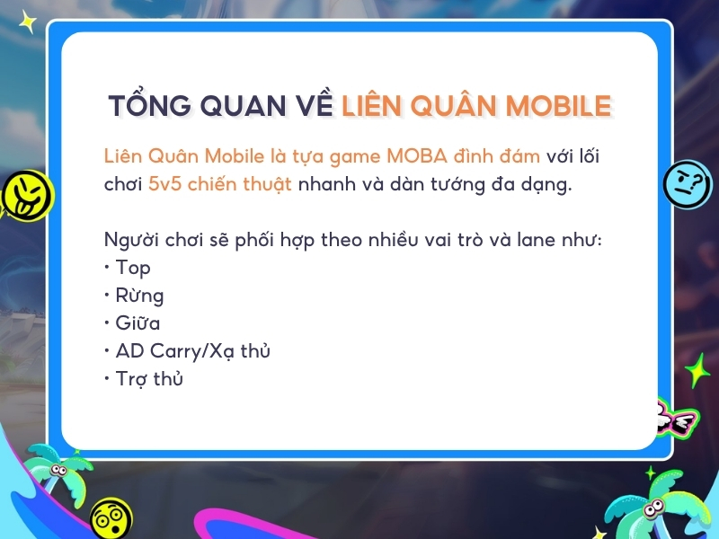 Vài thông tin về game Liên Quân Mobile.