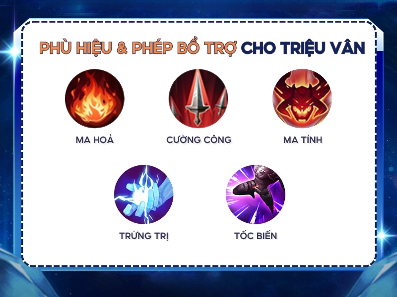 Phép bổ trợ phù hợp cho tướng Triệu Vân. 