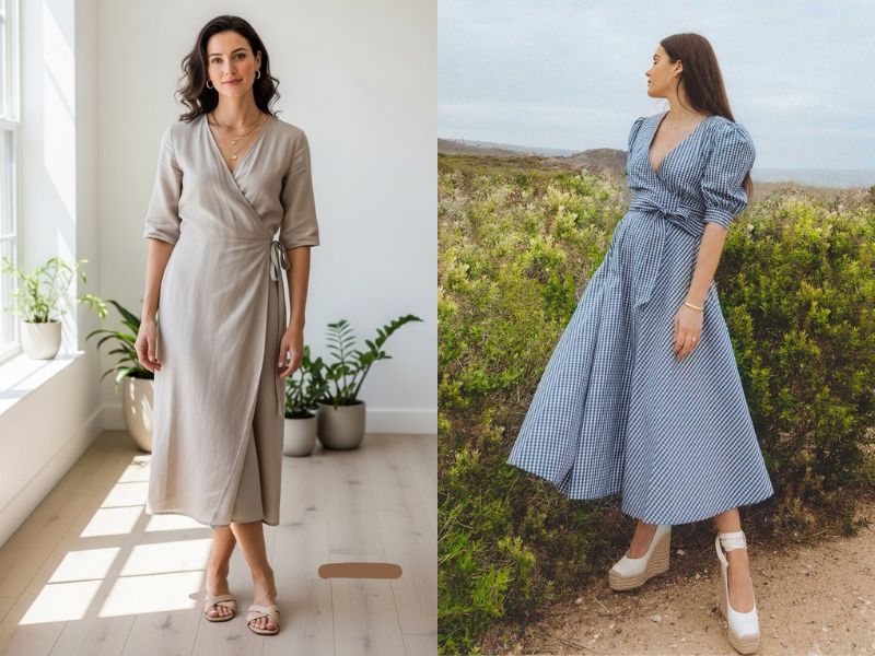 wrapdress mập lùn