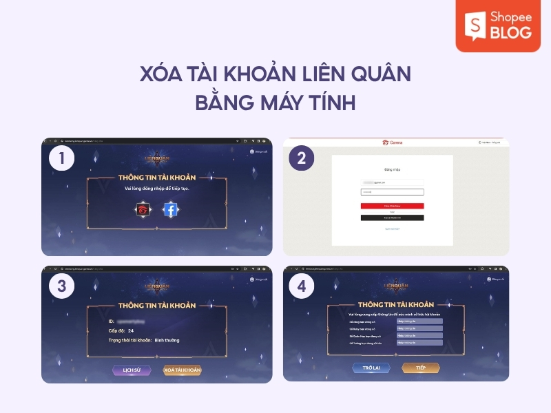 xoá nick Liên Quân trên máy tính