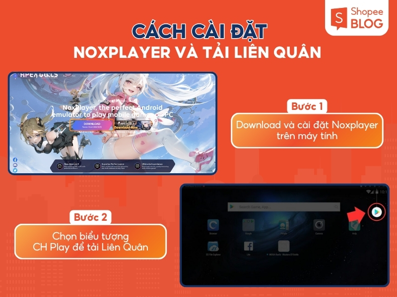 Quy trình cài đặt phần mềm giả lập trên PC