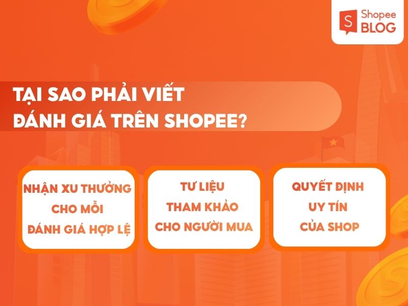 Viết đánh giá trên Shopee