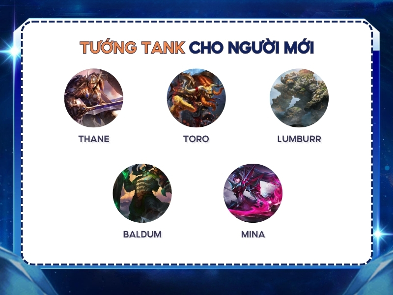 Người mới nên chơi tank nào trong Liên Quân?