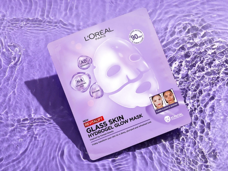 Mặt nạ thạch L’Oréal Paris Glass Skin Hydrogel Glow