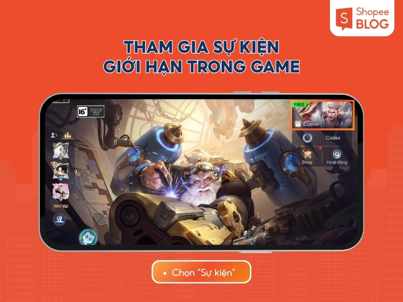 Chọn “Sự kiện”