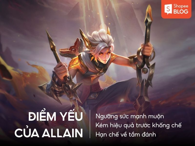 điểm yếu của Allain