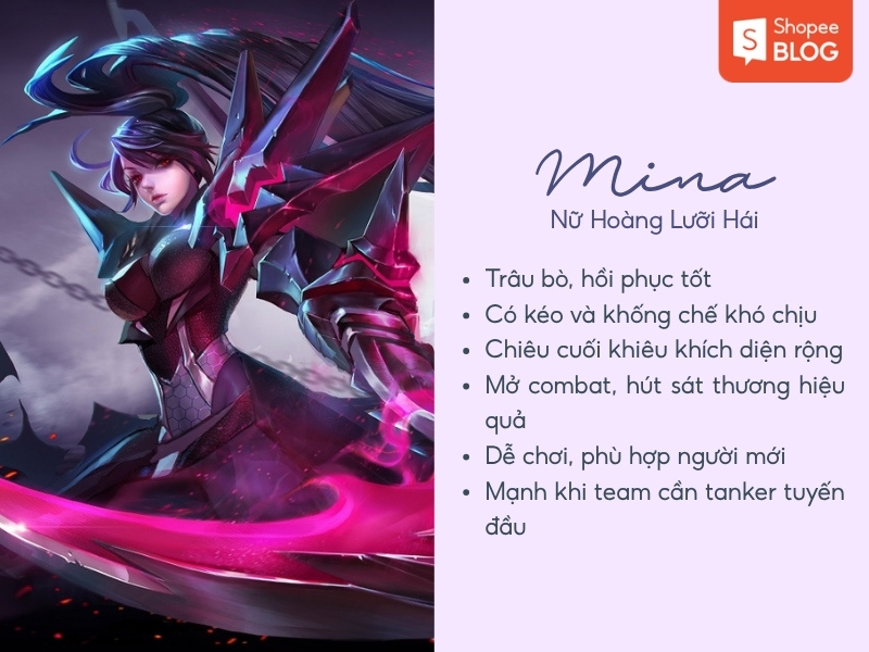 tướng nữ Liên Quân Mina