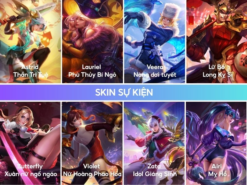 Skin sự kiện Liên Quân