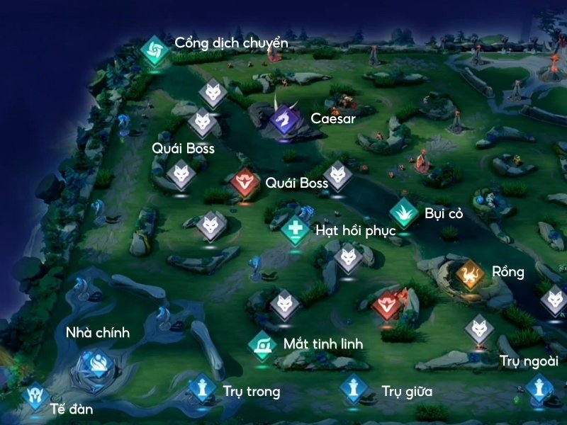 Bản đồ game Liên Quân