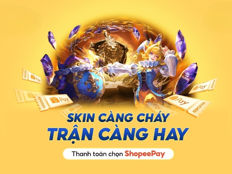 Nạp thẻ Liên Quân bằng ShopeePay