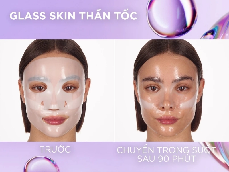 Trải nghiệm thực tế mặt nạ thạch Glass Skin L’Oréal
