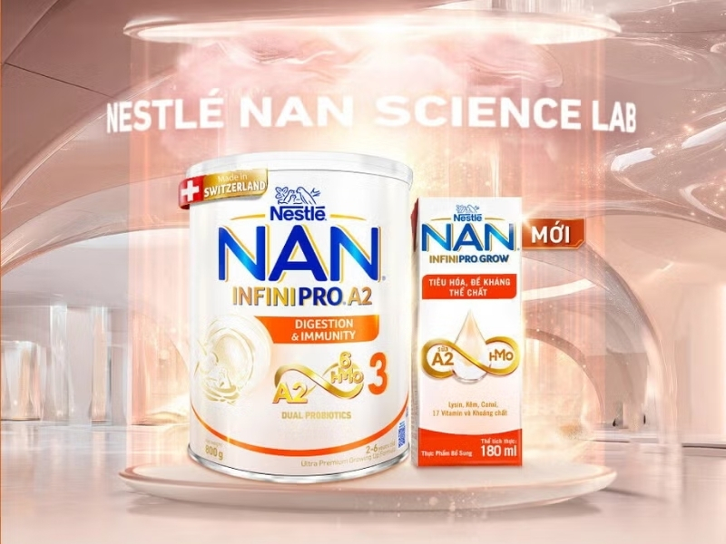 Sữa pha sẵn Nestlé NAN INFINIPRO GROW