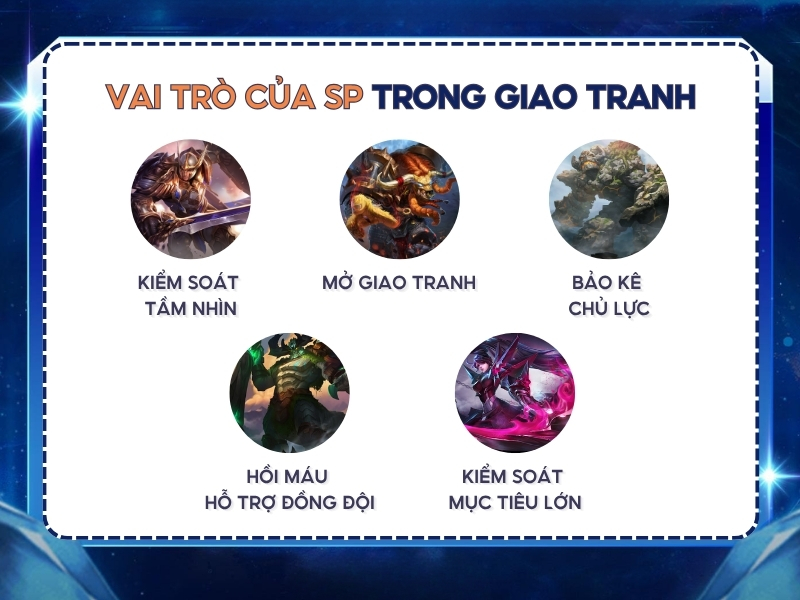 Vai trò của SP trong Liên Quân mobile
