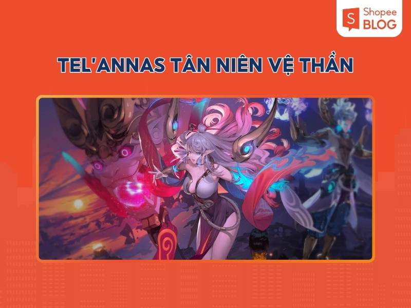 Trang phục Tel'Annas Tân Niên Vệ Thần với thiết kế rồng phượng mang đậm bản sắc văn hóa Á Đông