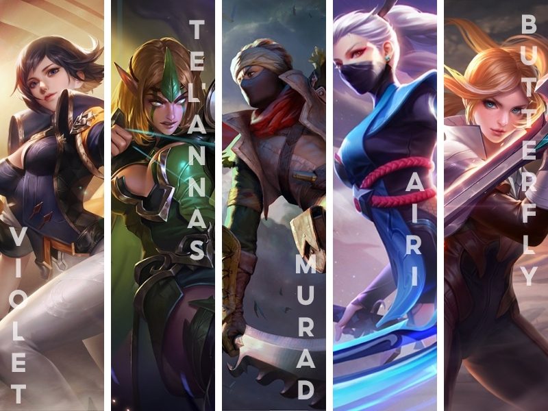 Top 5 tướng có nhiều skin nhất Liên Quân