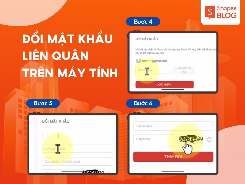 Cách đổi mật khẩu Liên Quân Mobile bằng máy tính