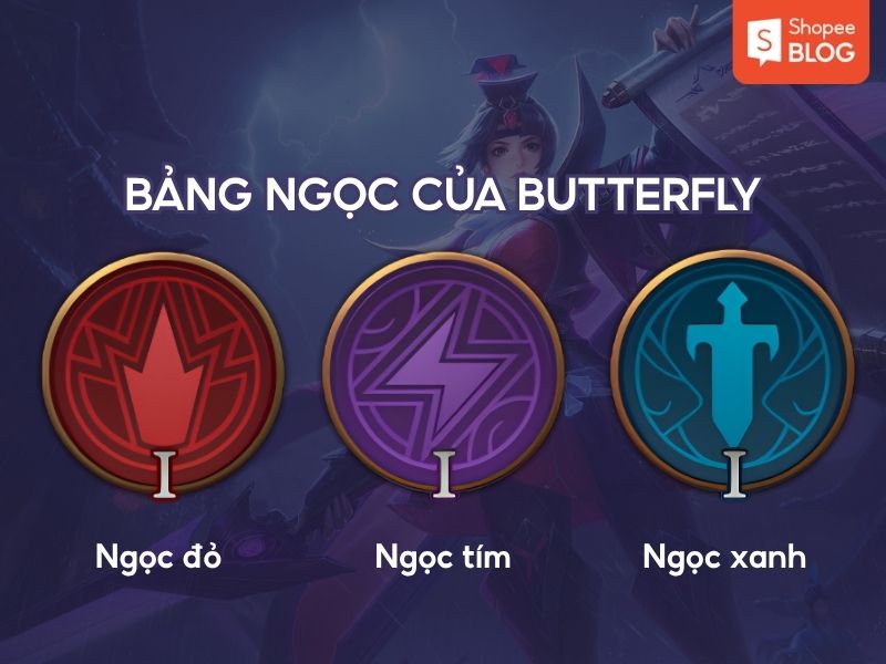 Ngọc và phù hiệu Butterfly